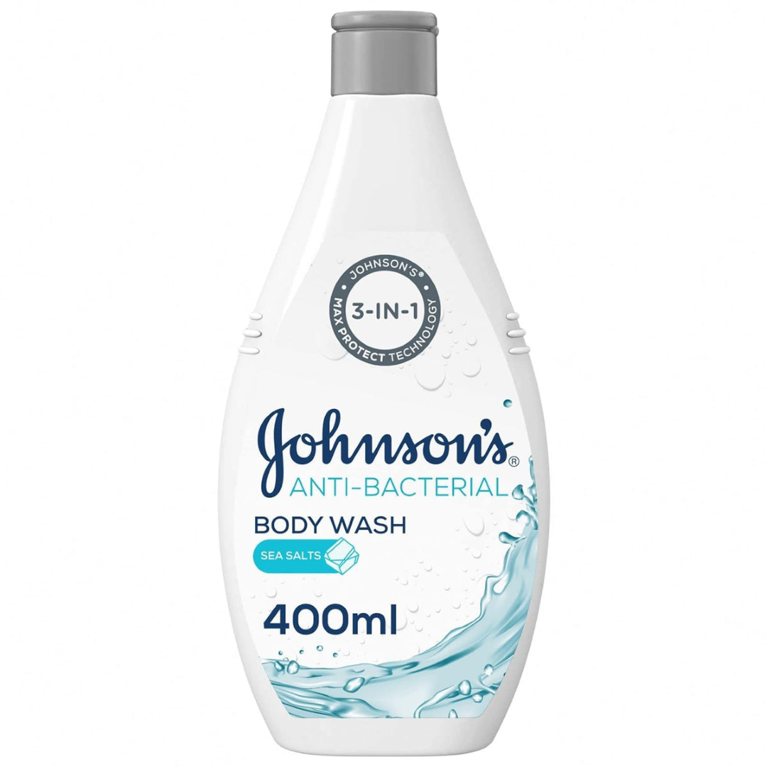 JOHNSONS D/CLEAN PLUS PROTECT B/WASH S/SALTS 400ML